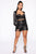 Cause Of Trouble PU Leather Shorts - Black