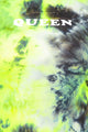 Queen Tie Dye Mini Dress - Green/combo