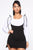 Get Lots Of Courage Mini Skirt - Black