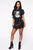 Breaking All The Rules Mini Skirt - Black Wash