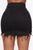 Breaking All The Rules Mini Skirt - Black Wash