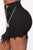 Breaking All The Rules Mini Skirt - Black Wash