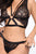 Exotic Lover 2 Piece Lace Set - Black
