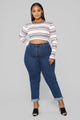 I Got It From My Mama Jeans - Dark Denim