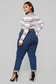 I Got It From My Mama Jeans - Dark Denim