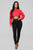 Center Of Your World Ankle Zipper Jeans - Black