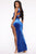 Amanda Velvet Maxi Dress - Royal