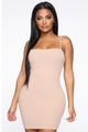 Wrapped In Warmth Dress Set - Taupe