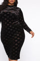 Looking Forward To It Midi Dress - Black