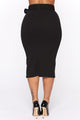The Boss Favorite Midi Skirt - Black