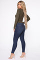 All Turned Around Skinny Jeans - Dark Denim