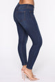 All Turned Around Skinny Jeans - Dark Denim