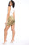 Madison Satin Mini Skirt - Olive