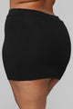 Melanie Mini Skirt - Black