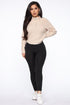 Smooth It Out High Rise Legging - Black
