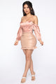 Make Your Move Mini Skirt - Taupe