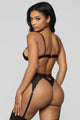 Body Language 3 Piece Garter Set - Black