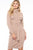 Katherine Ribbed Sweater Dress - Taupe