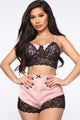 Lacey Dreams PJ Set - Rose