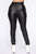 Back For Seconds Lace Up Leggings - Black