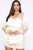 In Charge Satin Mini Dress - Ivory