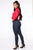 Classic Mid Rise Jeans Shorter Length - Blue Wash