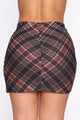 Kenzie Mini Skirt - Black/combo