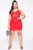 Avenge Mesh Dress - Red