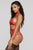 Shut It Down 3 Piece Garter Set - Red