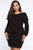 Say You Love Me Sweater Dress - Black