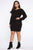 Say You Love Me Sweater Dress - Black