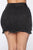 In The Rough Distressed Mini Skirt - Black Wash
