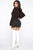 In The Rough Distressed Mini Skirt - Black Wash