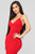 Playing The Game Midi Dress - Red