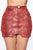 Slay The House Mini Skirt - Red/combo