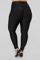 Focus On Me Ruched Leggings - Black