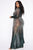 Chasing Dreams Sequin Maxi Gown - Gold/Hunter