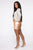 Make Me A Liar Ruched Mini Skirt - Nude