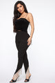 Will Always Shine On Fringe Pants - Black