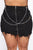 Breaking All The Rules Mini Skirt - Black Wash