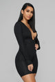 Electric Feelings Romper - Black