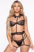 I Mean Business Lace 3 Piece Set - Black