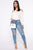 The Comeback Distressed Skinny Jeans - Light Blue Wash