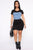 A Look Mini Dress - Black/combo