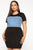 A Look Mini Dress - Black/combo