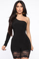 Nothing Too Serious Romper - Black