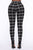 Plaid For You Leggings - Black/White