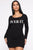 So Over It Mini Dress - Black