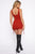 Come Find Me Ruched Mini Dress - Rust