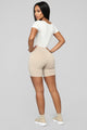 Classic Mini Biker Shorts - Mocha